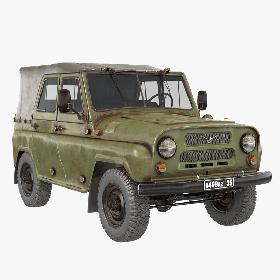 3D UAZ - 469 (JEEP)